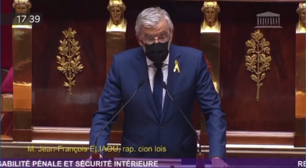 PJL Responsabilité pénale et sécurité intérieure : Intervention de Jean-François ELIAOU, rapporteur du projet de loi