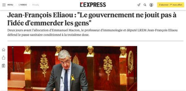 Jean-François ELIAOU interviewé par L'Express